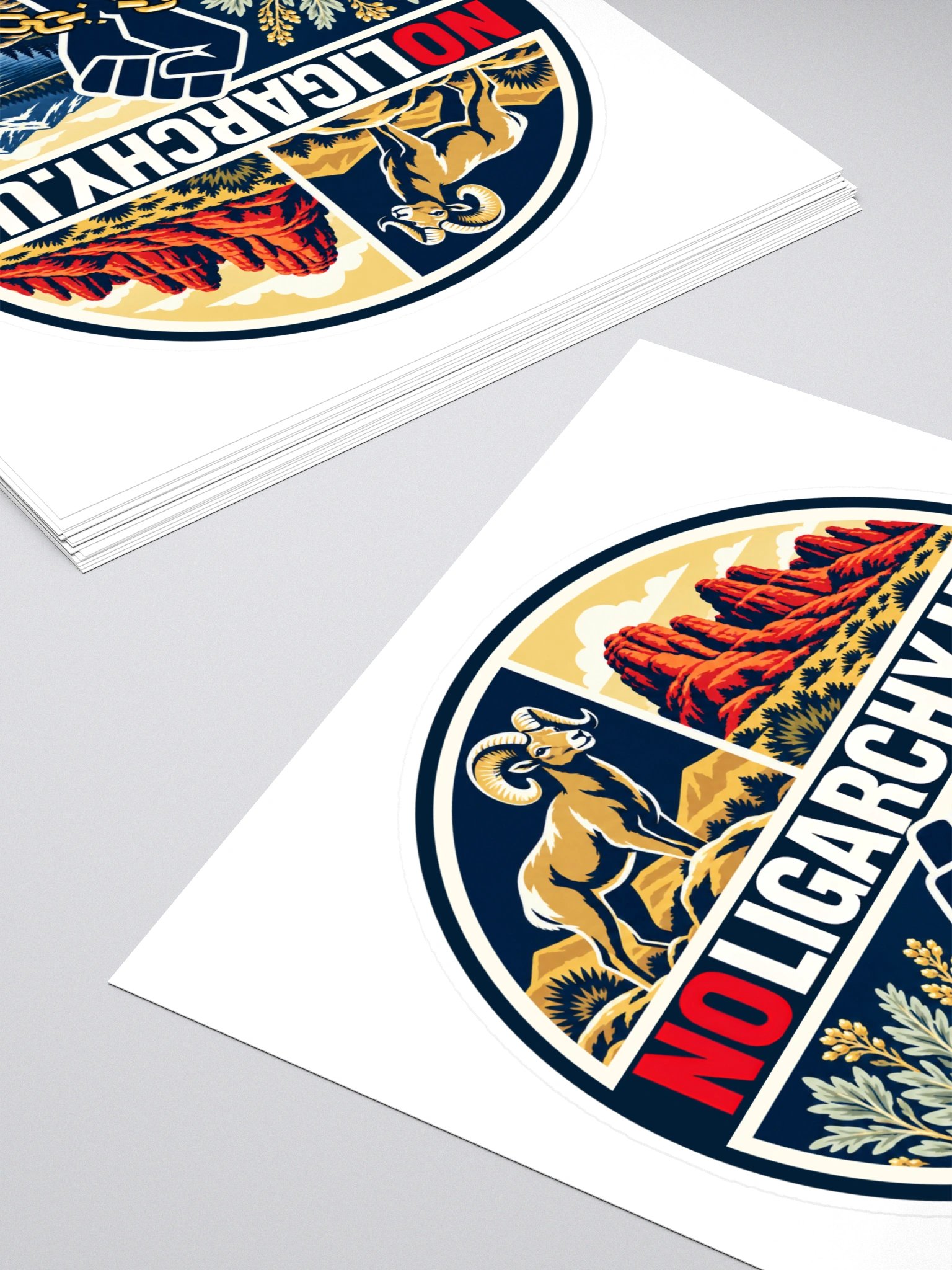 Nevada NOLIGARCHY.US sticker product image (4)