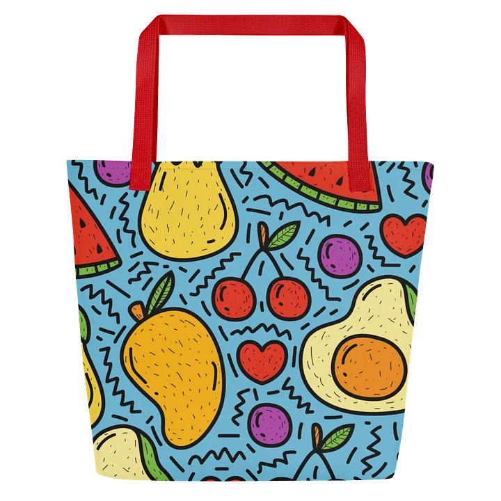 Fresh Fruit Pop Art Tote Bag product image (4)