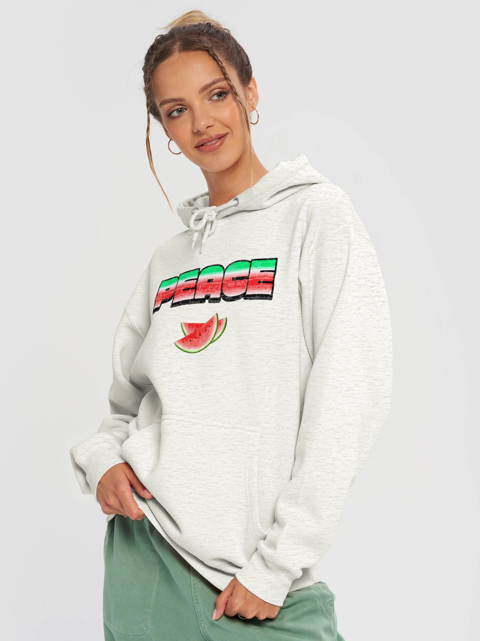 Watermelon Peace Hoodie product image (11)