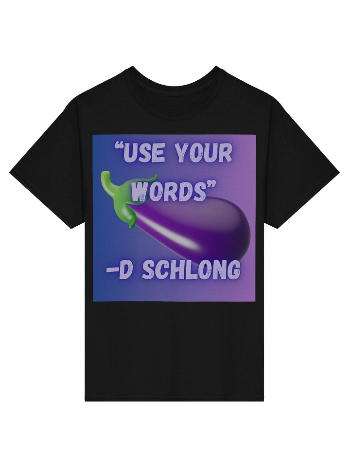 Sch Long Use Your Words Eggplant Tee product image (1)