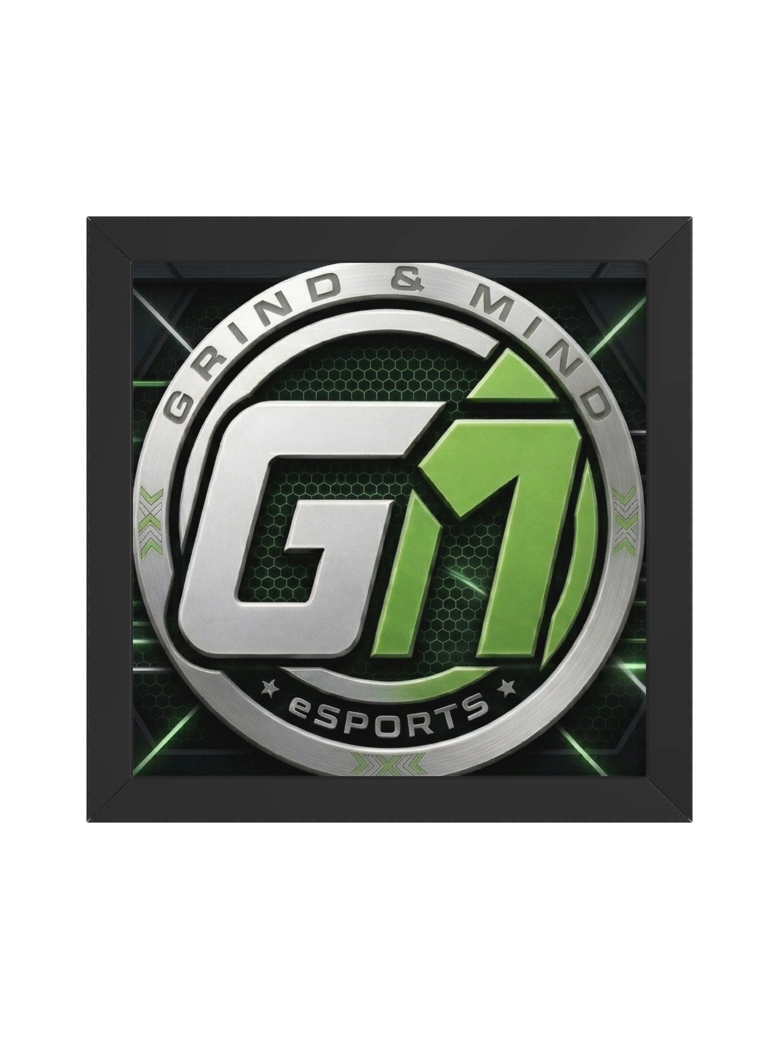 Grind & Mind eSports Logo Poster w/Frame product image (1)