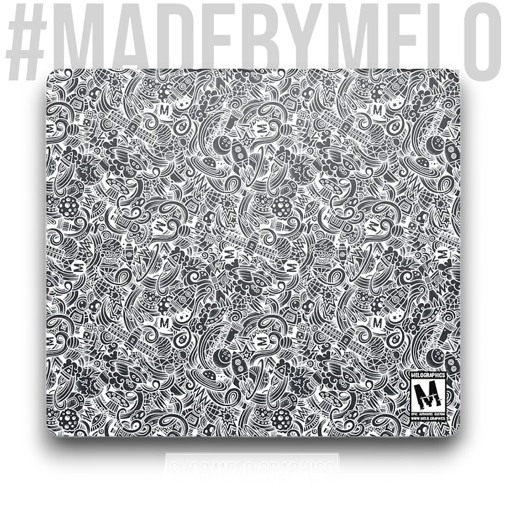 Dark Space Scribble - Gaming Mouse Pad | #MadeByMELO product image (1)