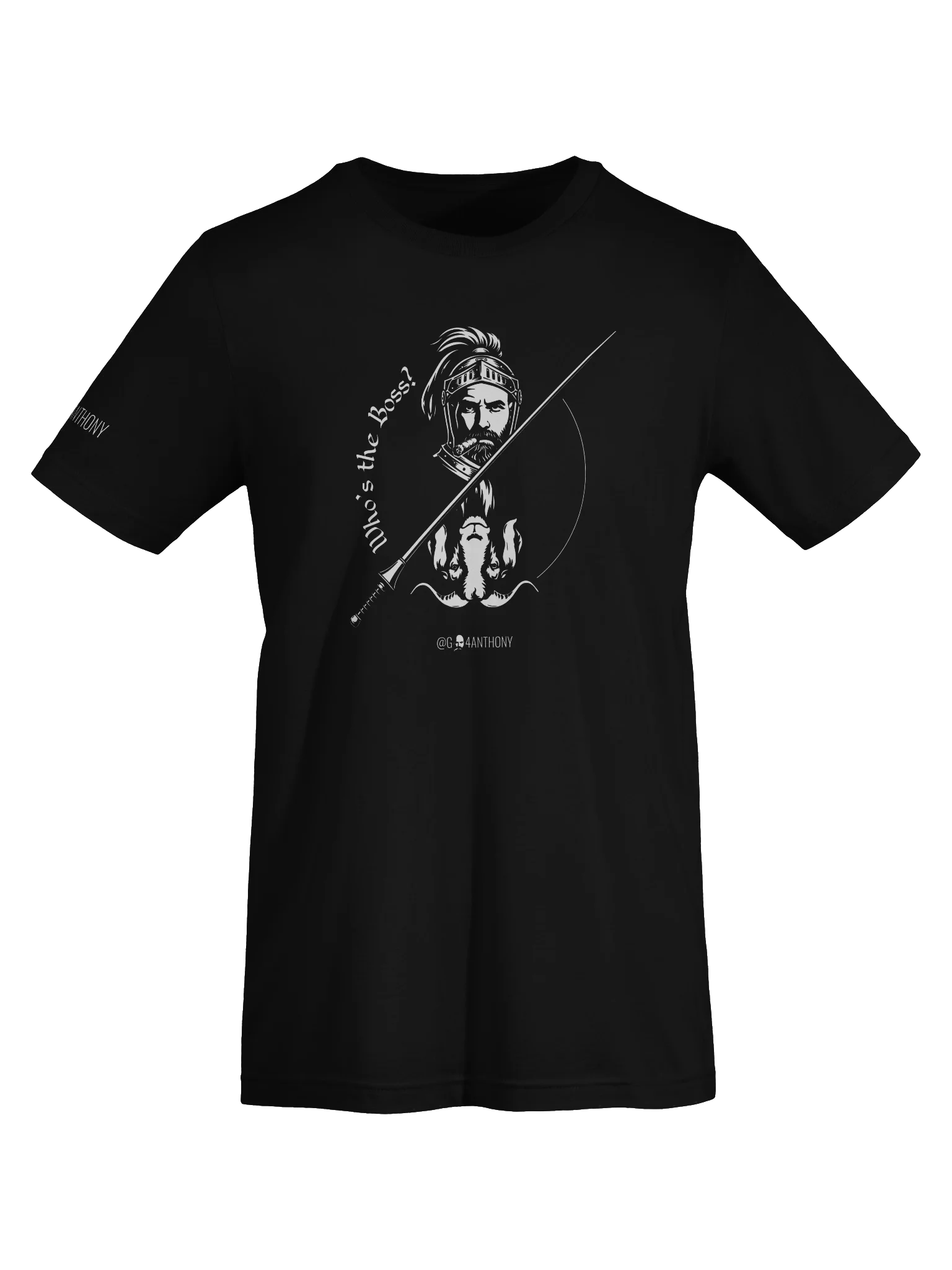 WHO'S THE BOSS? SPLIT CREST TEE product image (5)