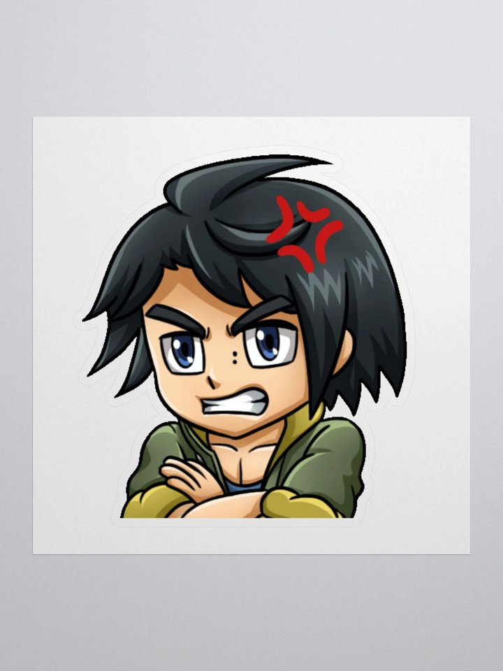 Grizexia Mad Emote Sticker product image (1)
