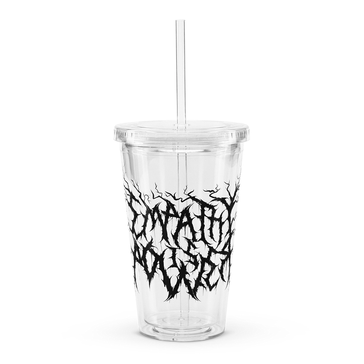 EIP Double Walled Clear Plastic Tumbler (16 oz) BLACK product image (1)