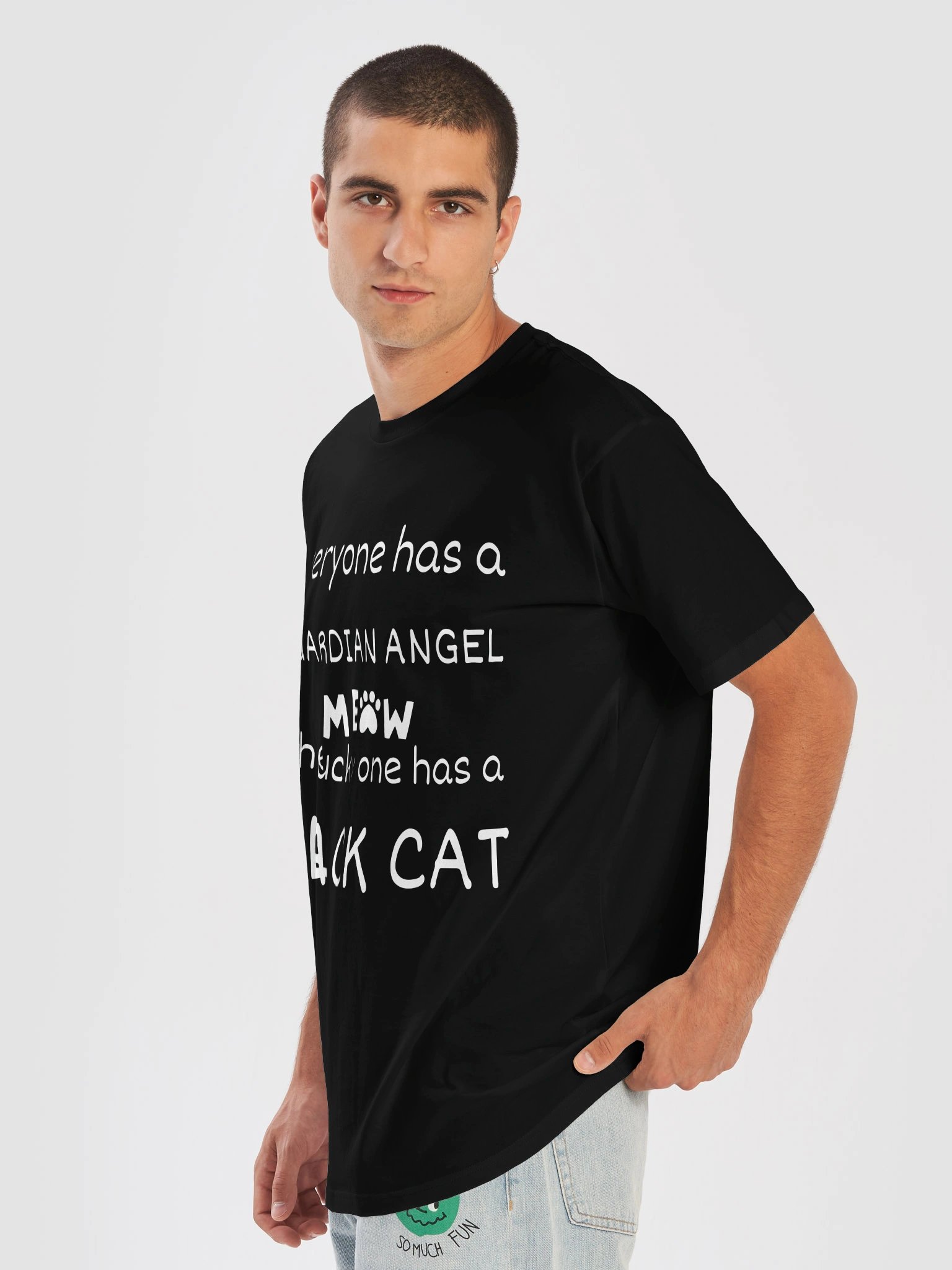 Guardian Angel Black Cat Tee product image (41)