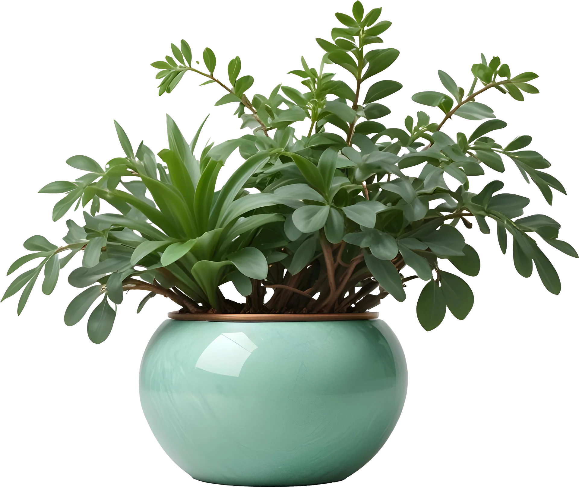 Jade Signature – Minimalist Jade Planter PNG product image (1)