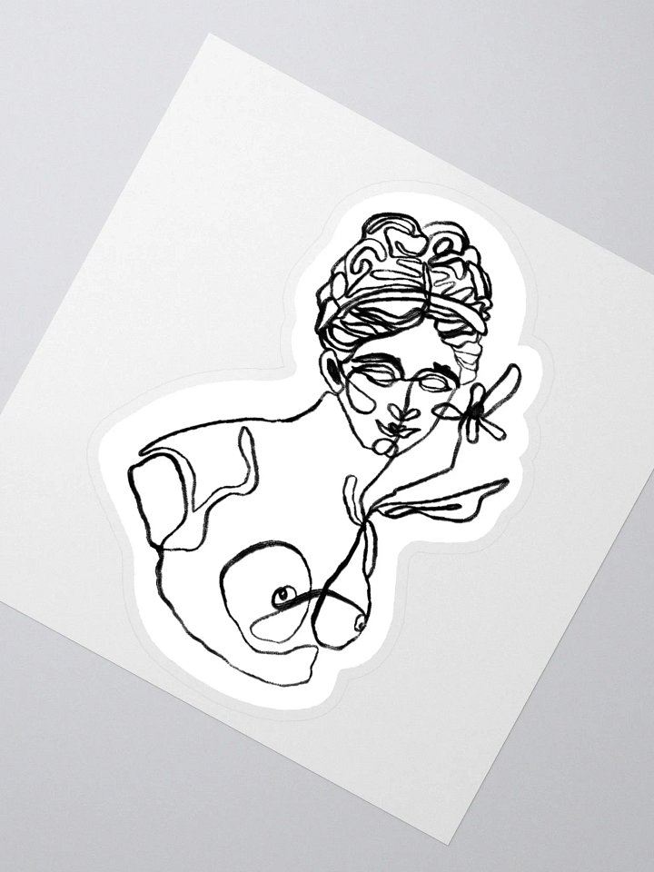Aphrodite Line Art Sticker product image (2)