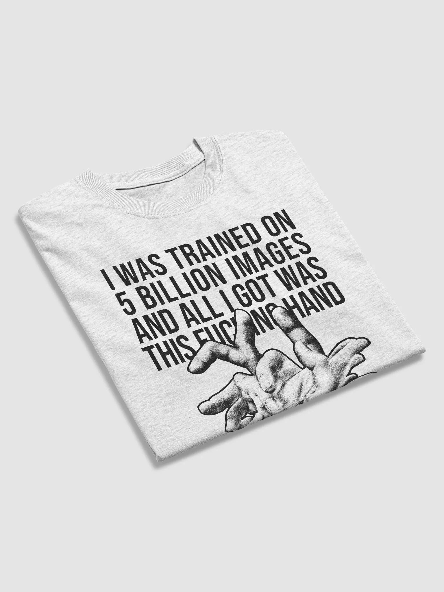 MISHANDLED - T-Shirt benefiting the fight against AI generators product image (4)