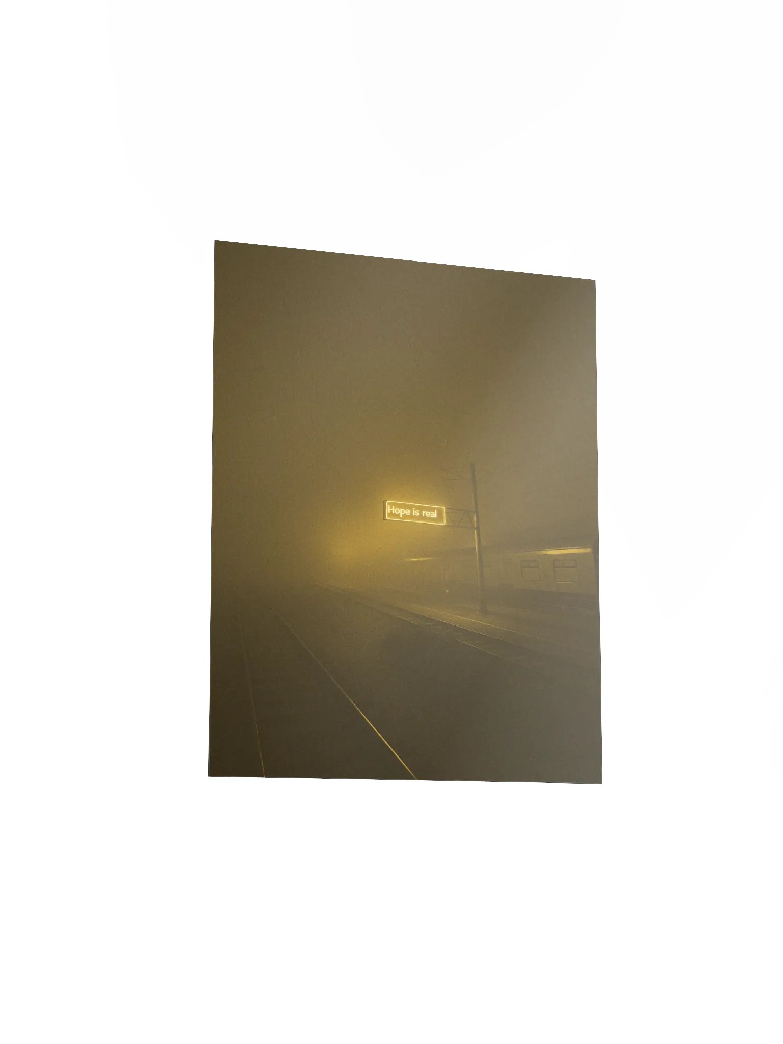 "Hope is real" Matte Poster product image (3)