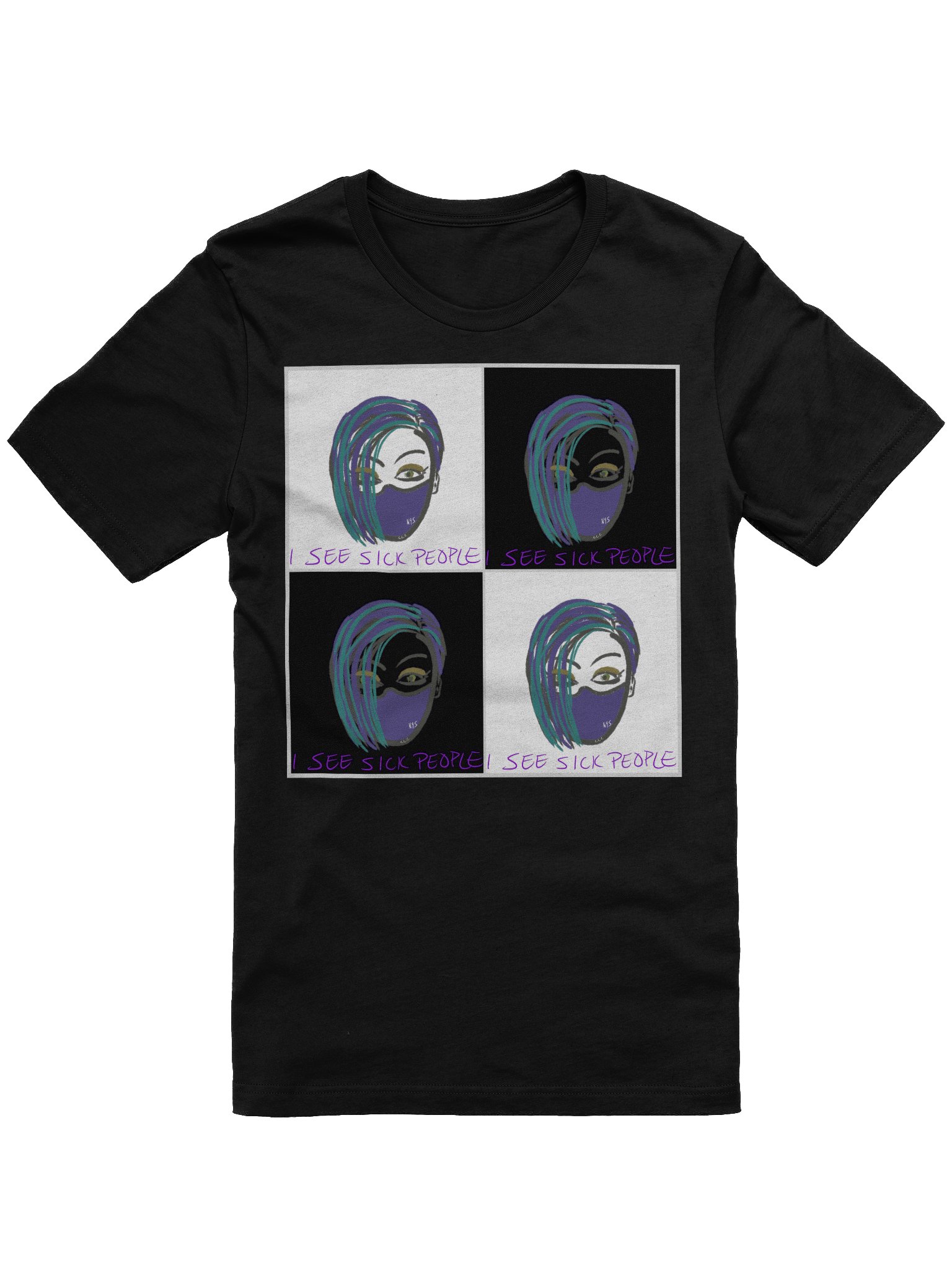 I See Sick People (Warhol version) tee product image (1)