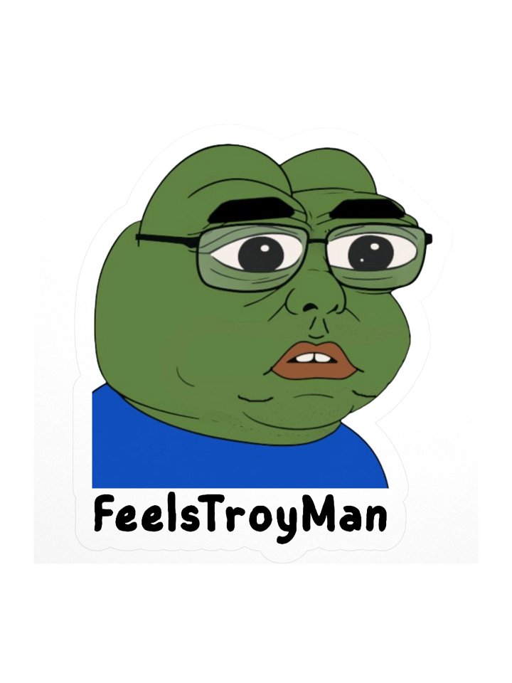FeelsTroyMan Sticker product image (1)