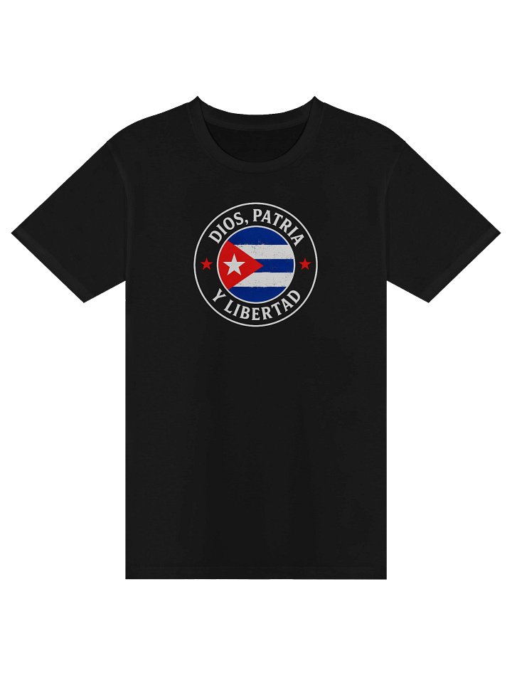 Camiseta Negra Hombre – Logo PAC | Partido Anticomunista Cubano product image (1)