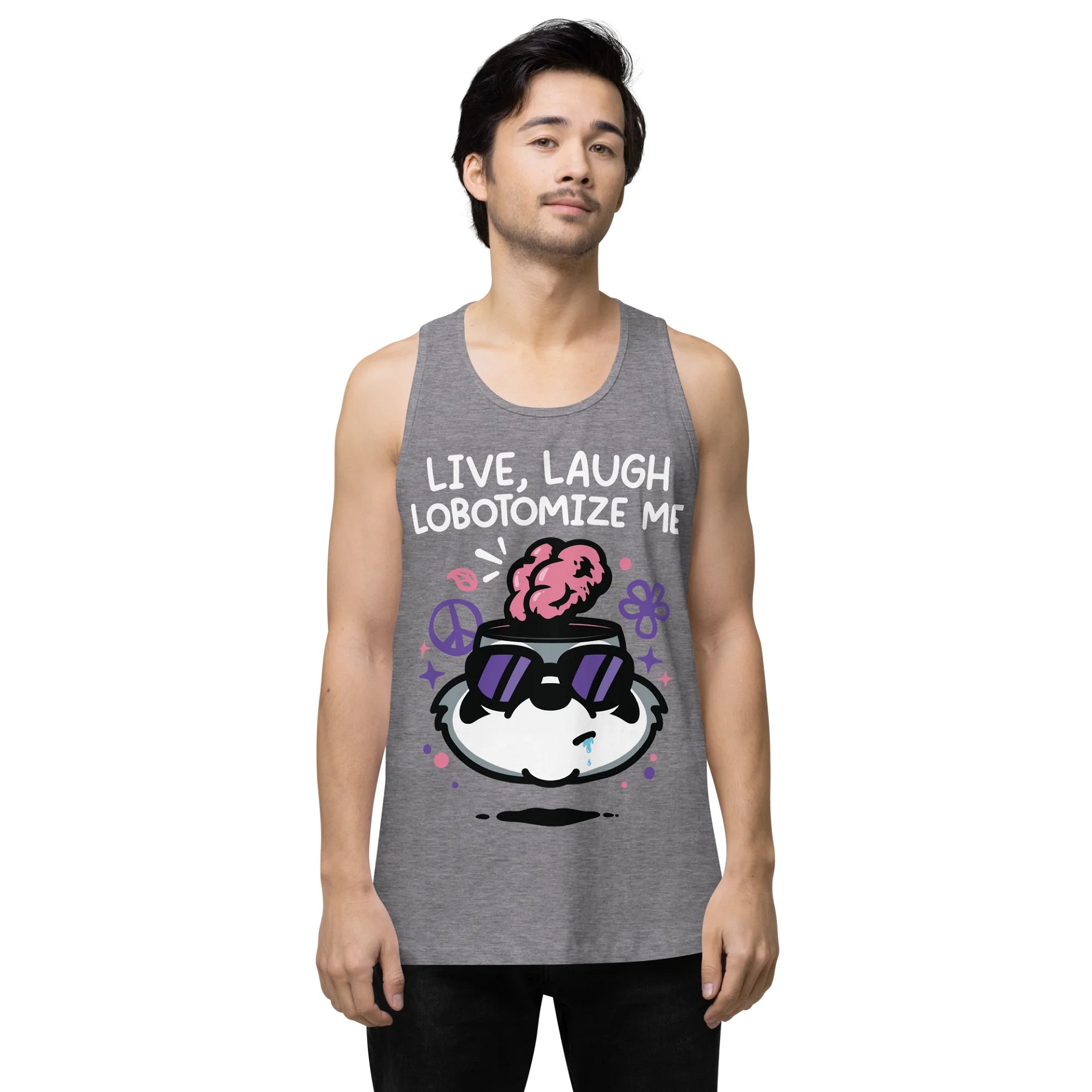 Live Laugh Lobotomize Men's Tank Top product image (1)