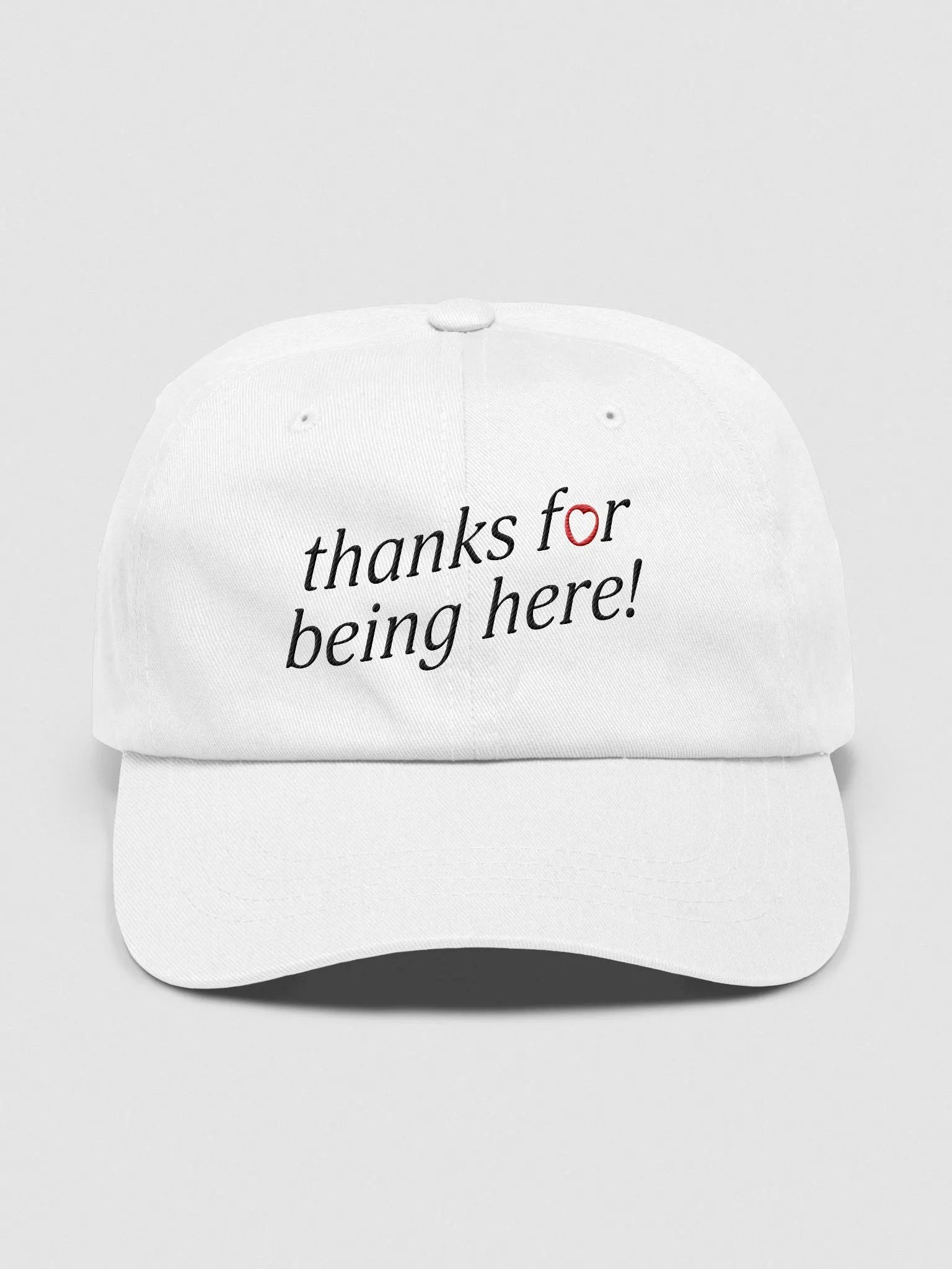 thanks for being here! Hat (Red) product image (2)