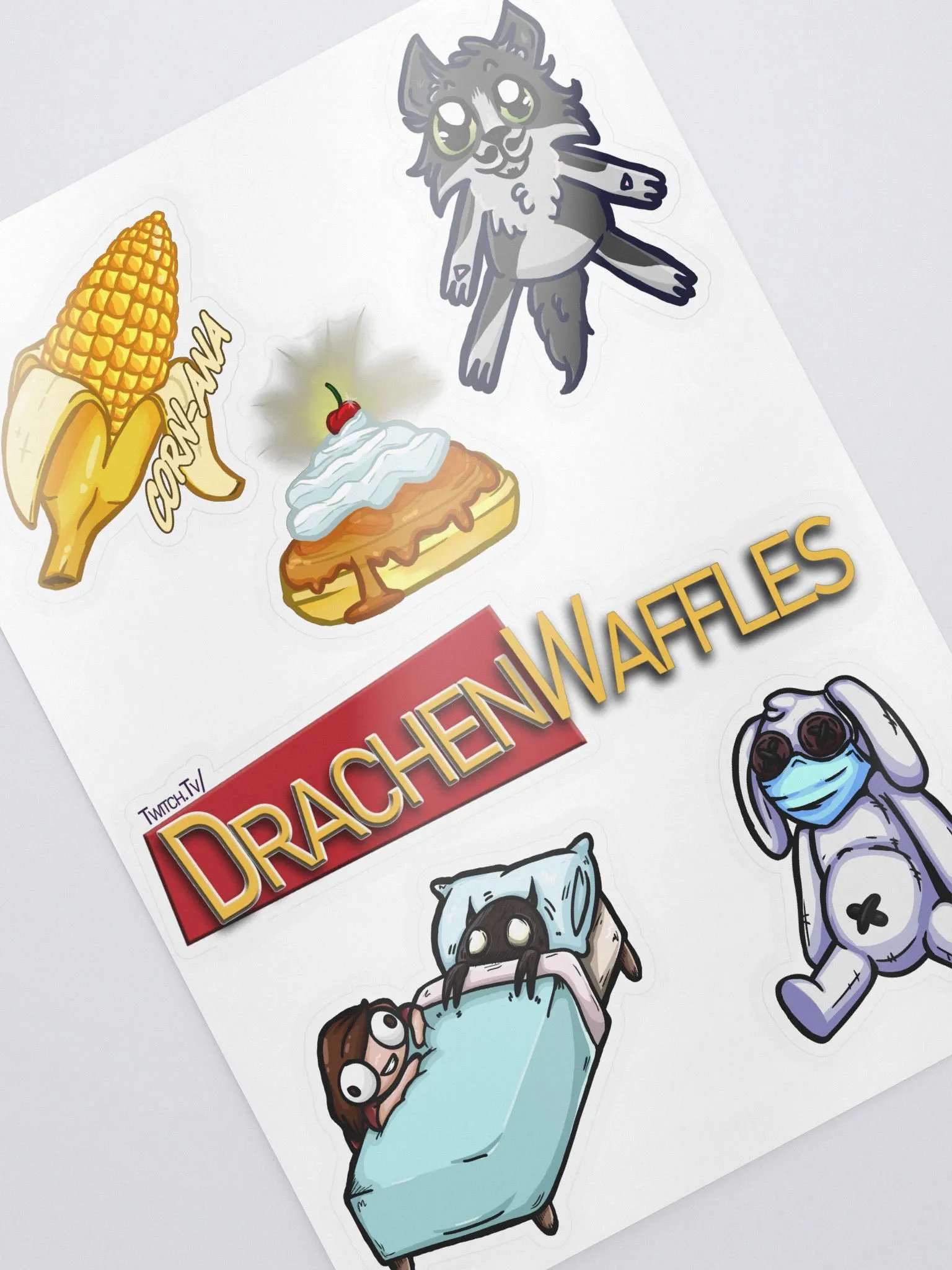 DrachenWaffles Sticker Pack product image (2)