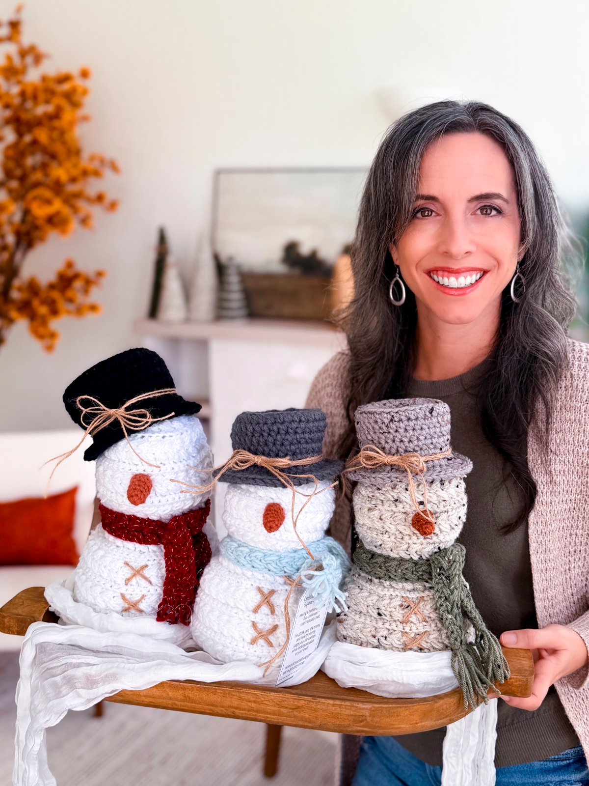 Wheat Stitch™ Snowman Crochet Pattern product image (11)