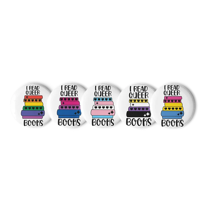 Queer Books Matter Pin Set product image (1)