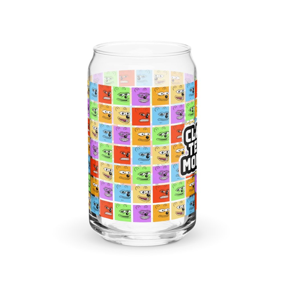 CTM Throwback Bear Tribute Can Glass product image (4)