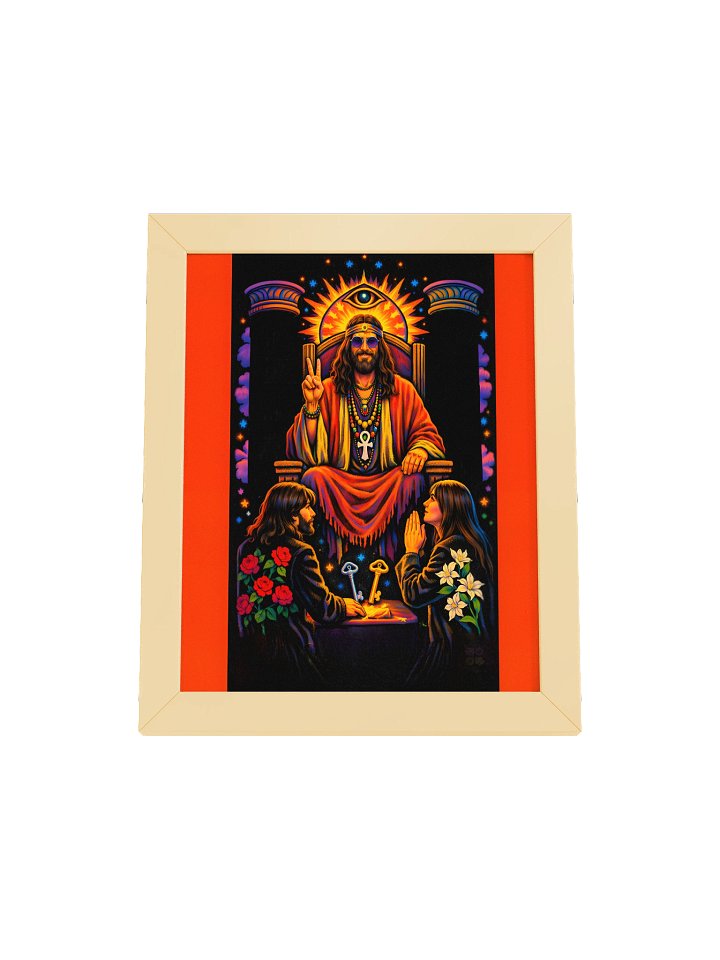 5 The Hierophant Tarot Art Framed Poster product image (1)