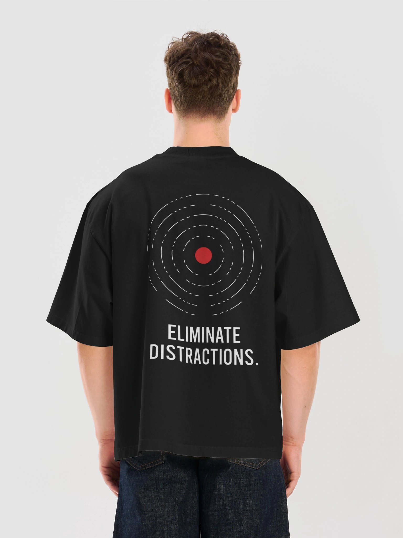 Eliminate Distractions. - Heavyweight Oversized Tee product image (6)