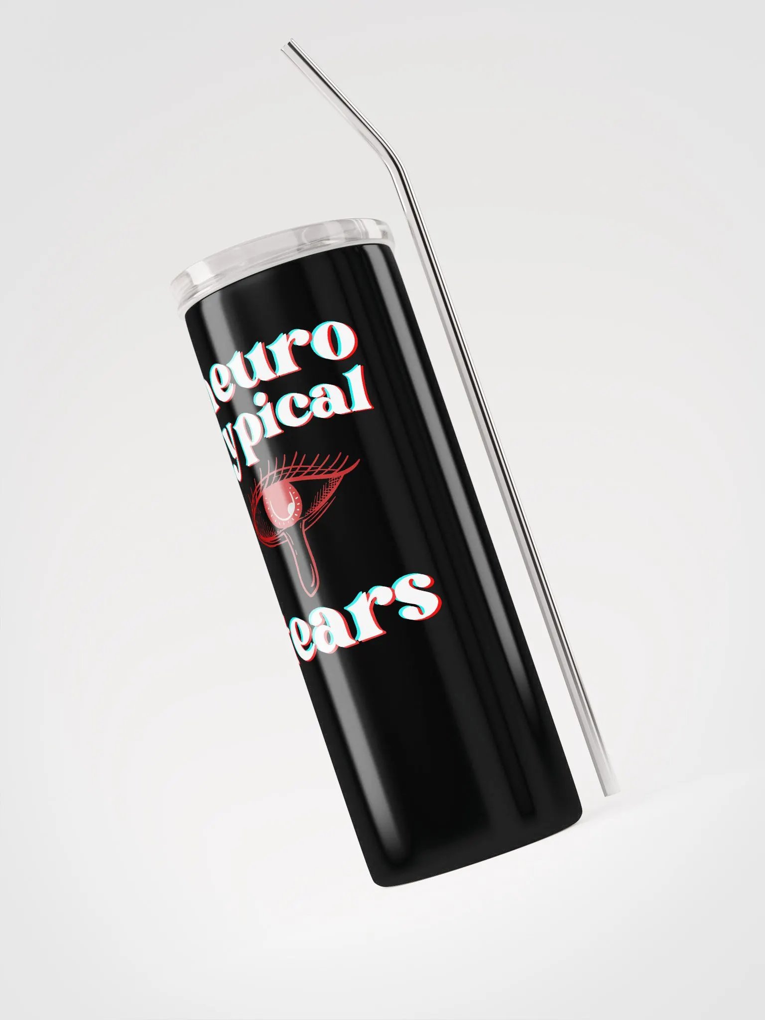 NEUROTYPICAL TEARS stainless steel tumbler product image (3)