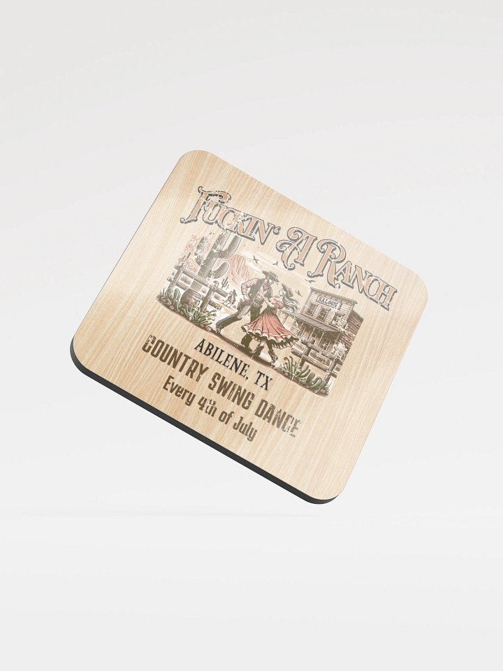 Fuckin' A Ranch Dance Beverage Coaster product image (1)