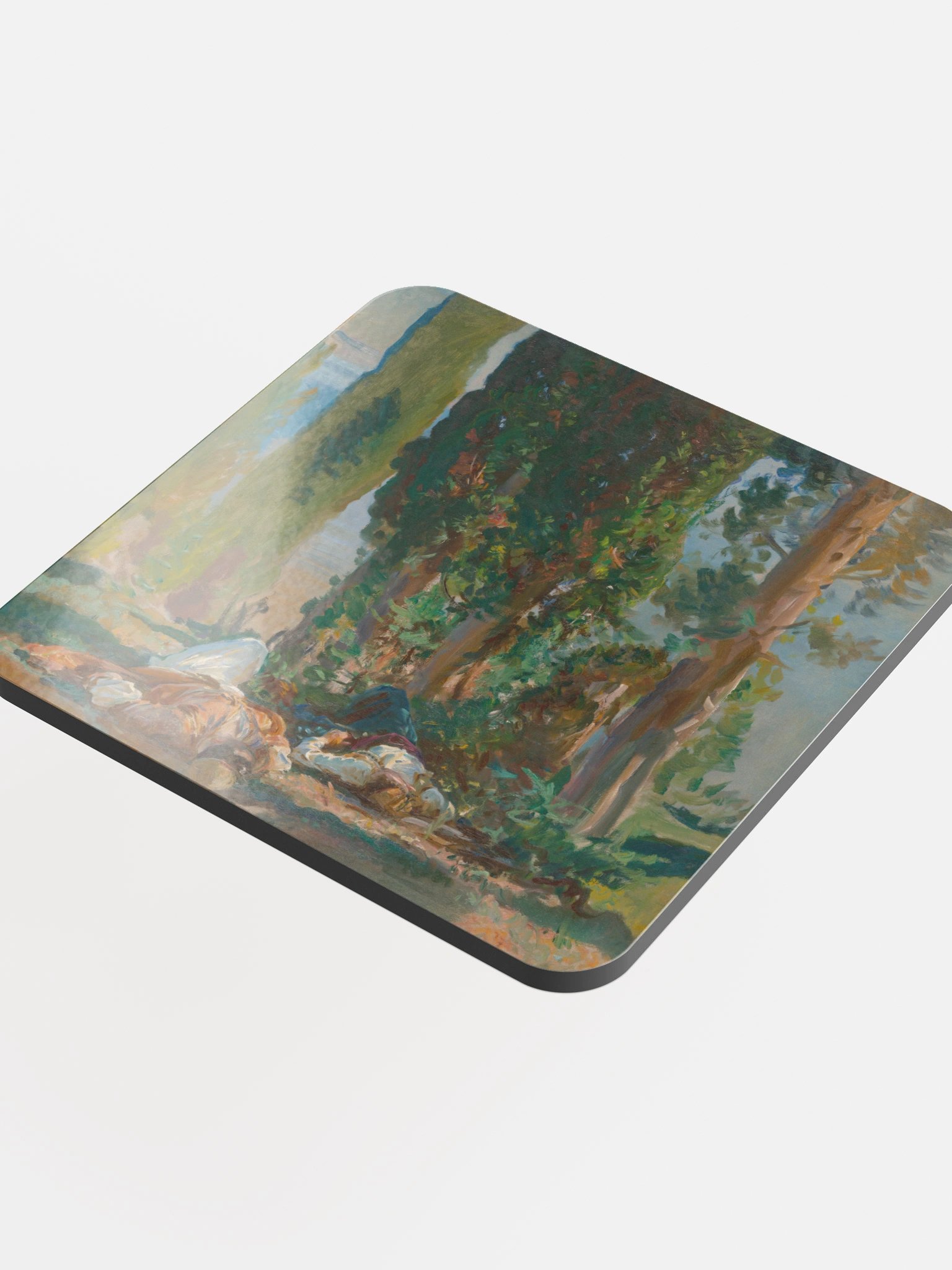 Under the Cypress Trees at Corfu Coaster product image (5)