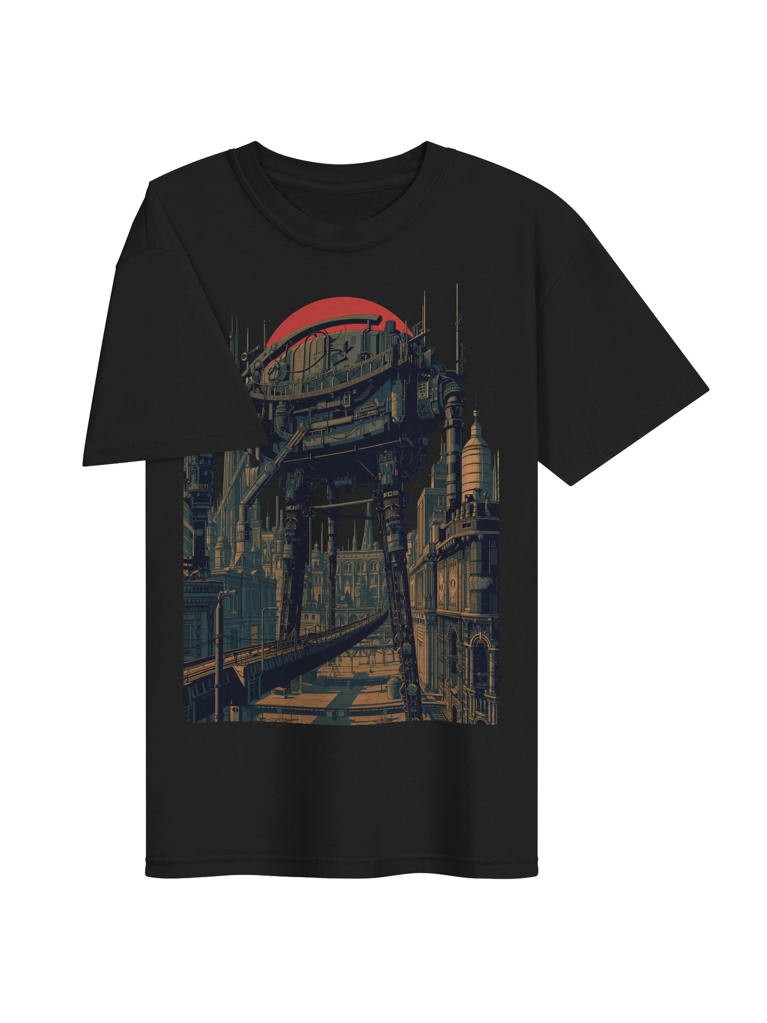 Red Sun Walker Heavyweight T-Shirt product image (6)