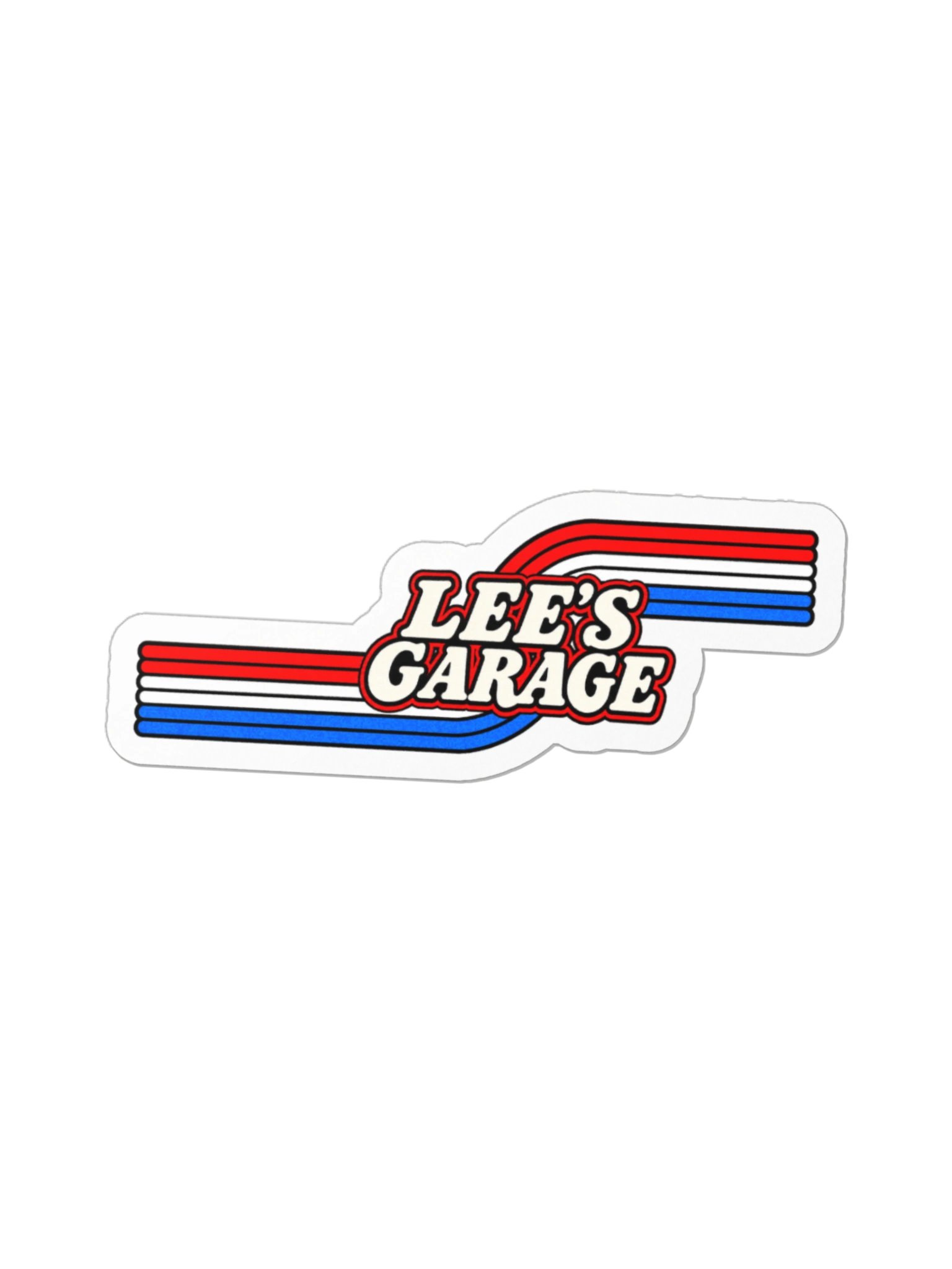 Lee's Garage Retro Stripes Decal product image (1)