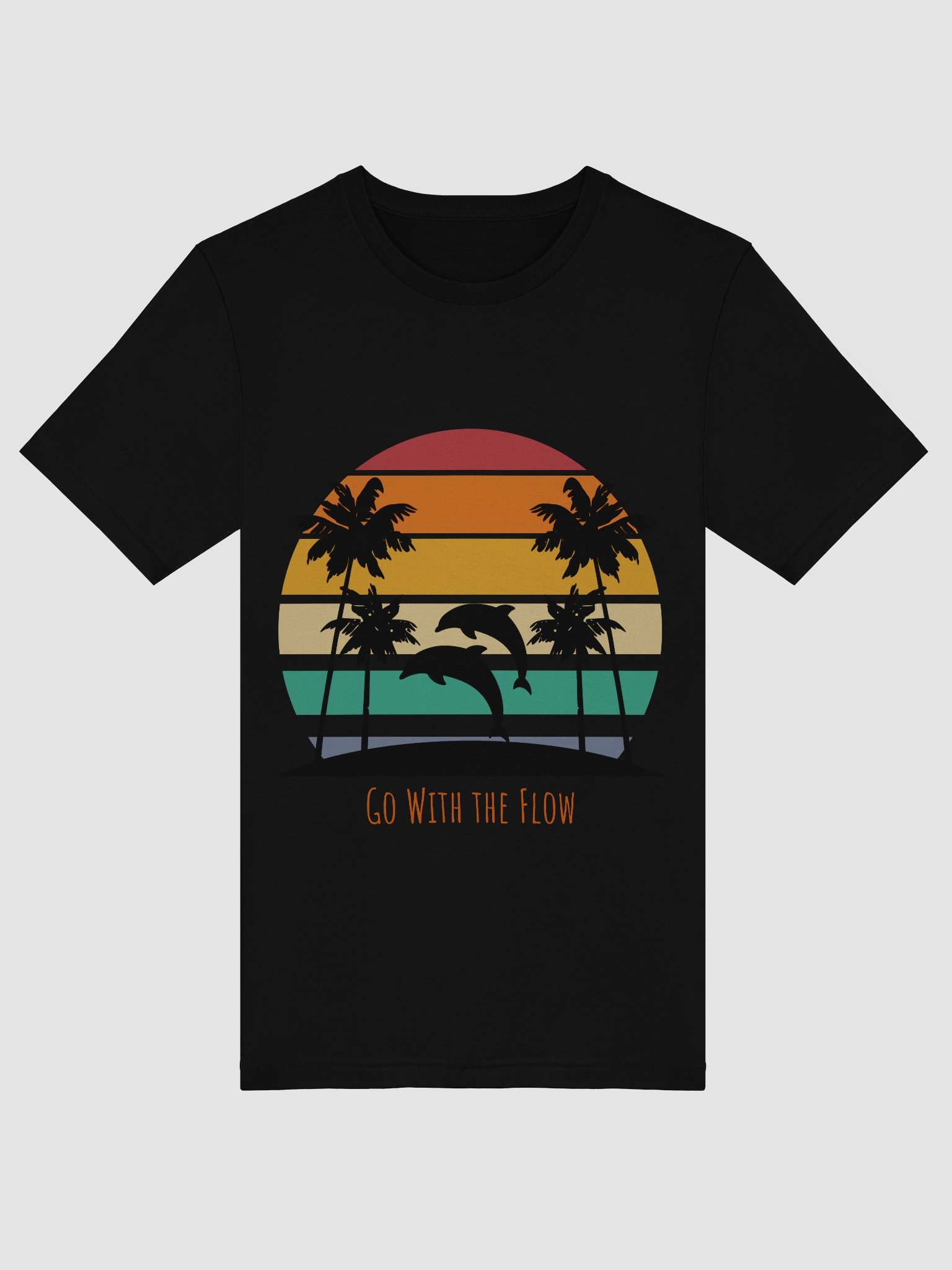 Go With the Flow – Dolphin T-Shirt product image (3)