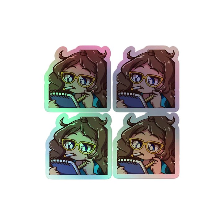 Shiny Poppy stickers! product image (2)