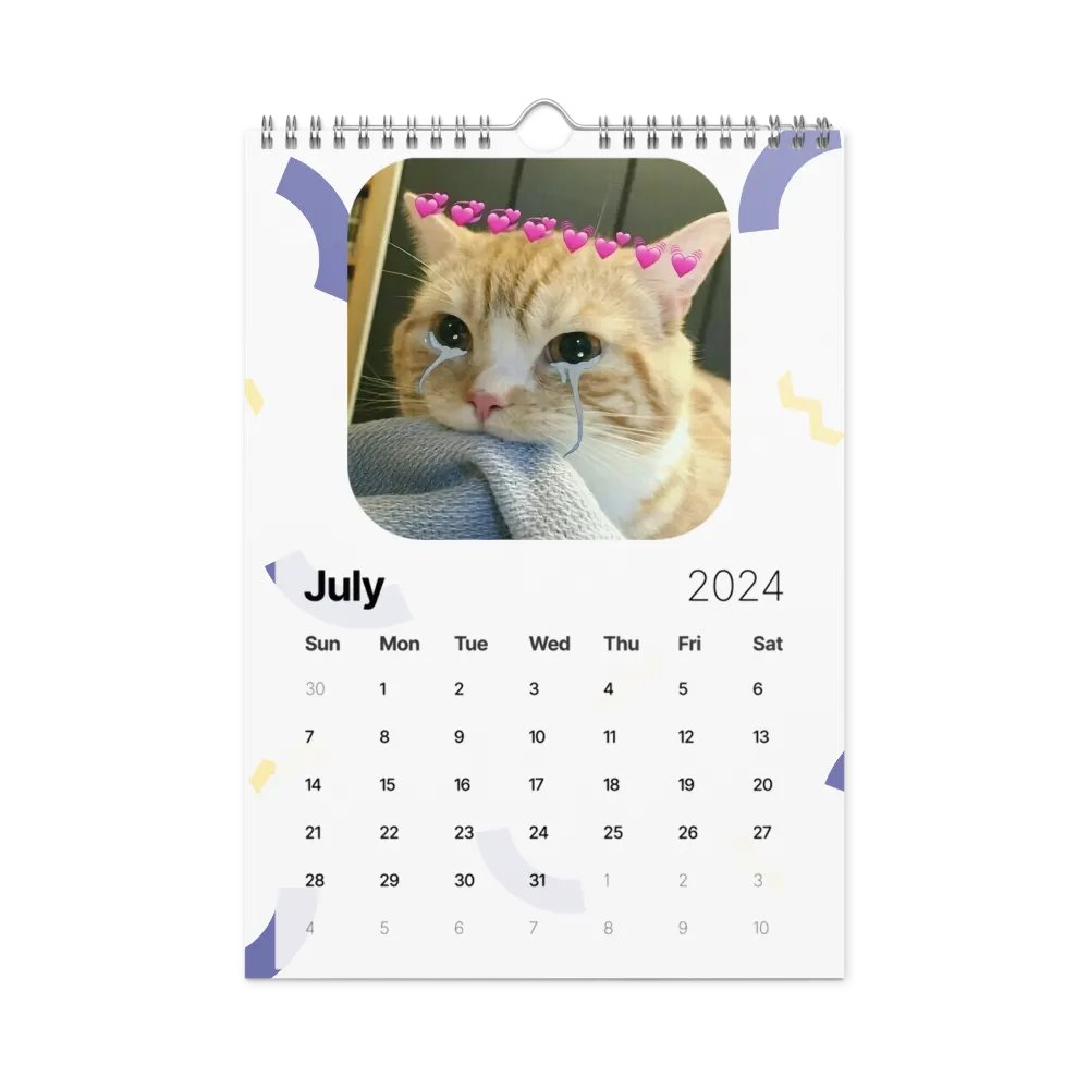 Wall Calendar (2024): Meme Cats product image (10)
