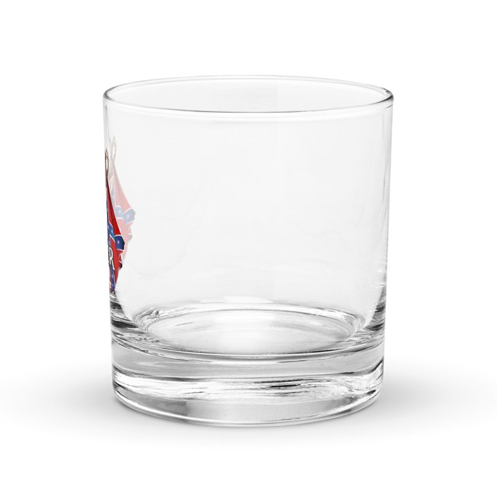 "Cooper" Last Name Rebel Redneck Deer - Rocks Glass product image (2)