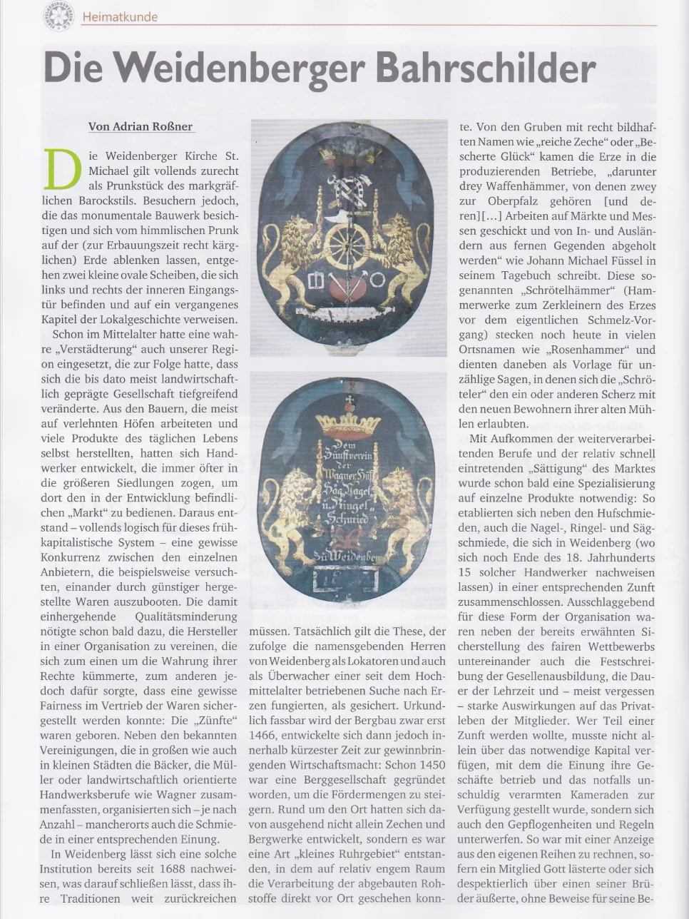 Die Weidenberger Bahrschilder product image (1)