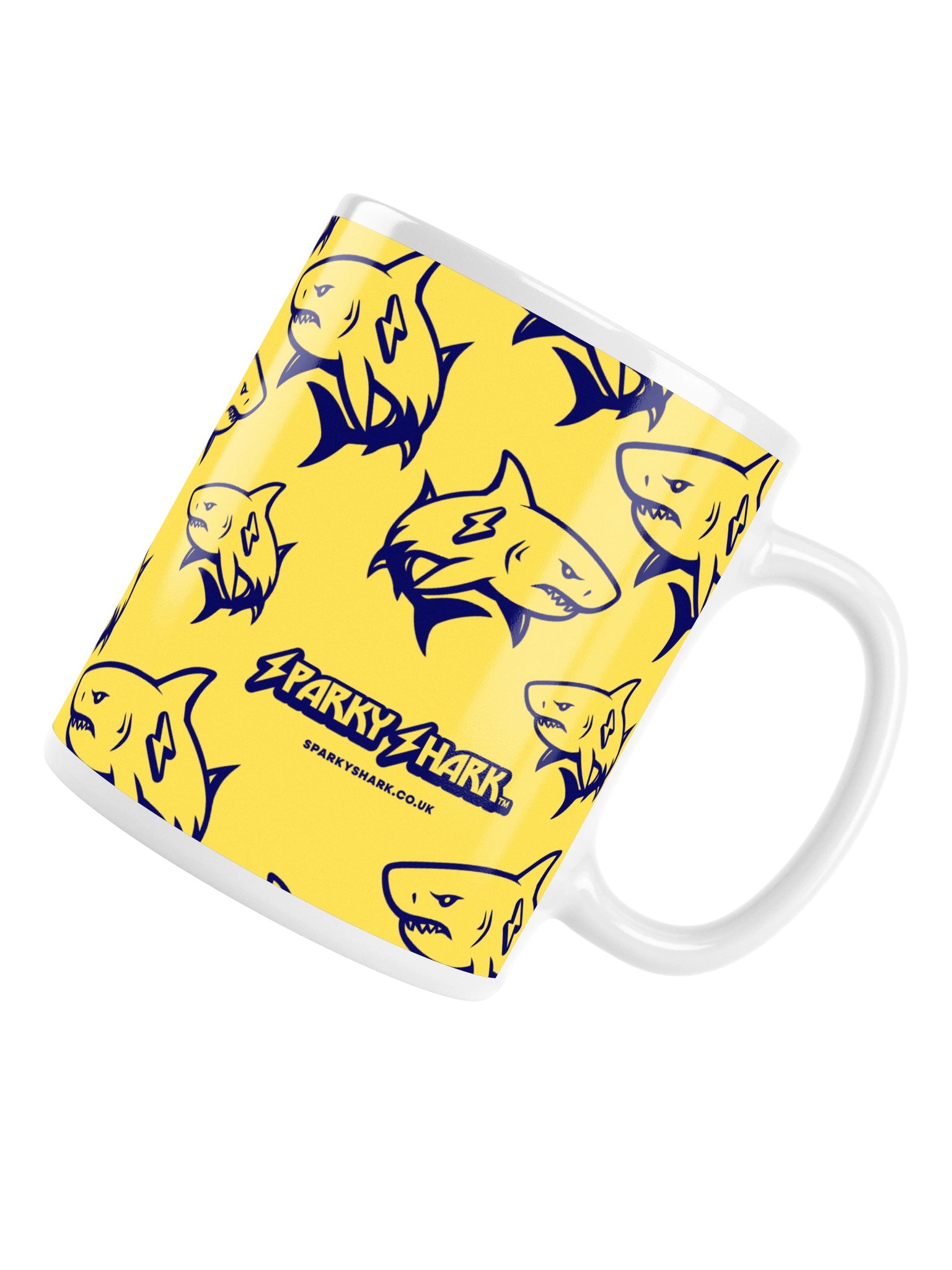 Giant Shark Pattern Mug Yellow product image (6)