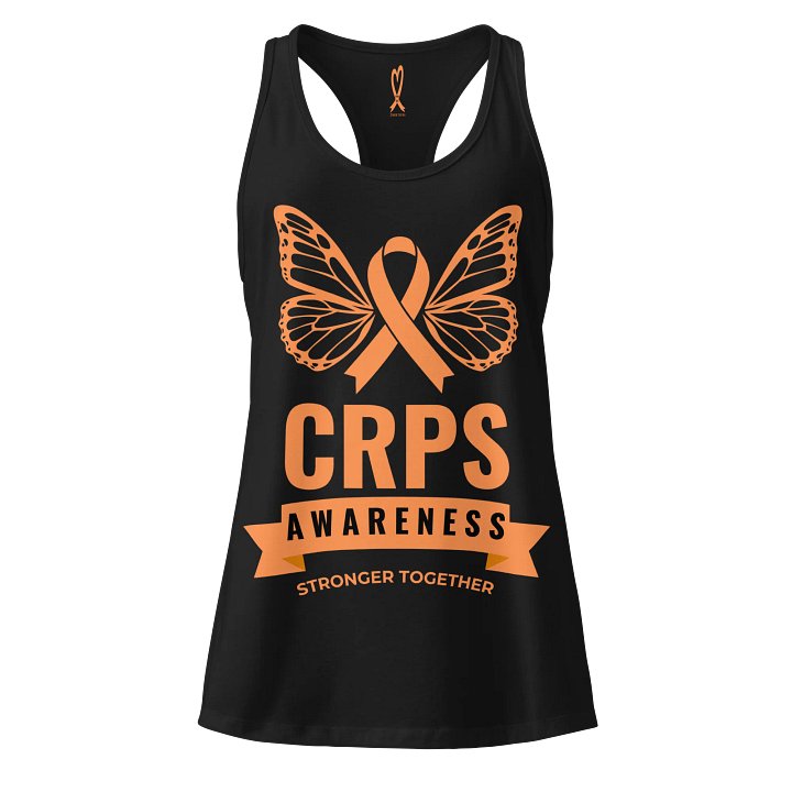 CRPS Awareness Butterfly Racerback Tank product image (1)