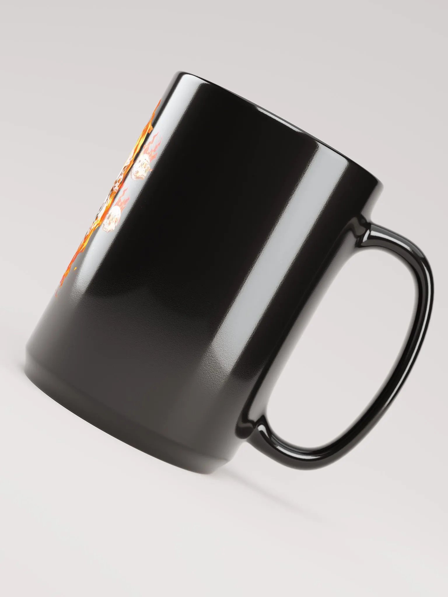 Flaming Bass Skull - 15 oz Mug product image (6)