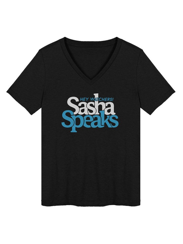 Sasha Speaks Women’s Relaxed V-Neck T-Shirt product image (1)