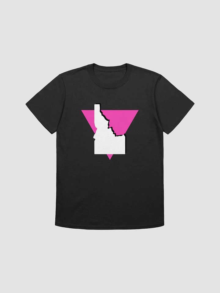 "PINK TRIANGLE" dark t-shirt product image (1)