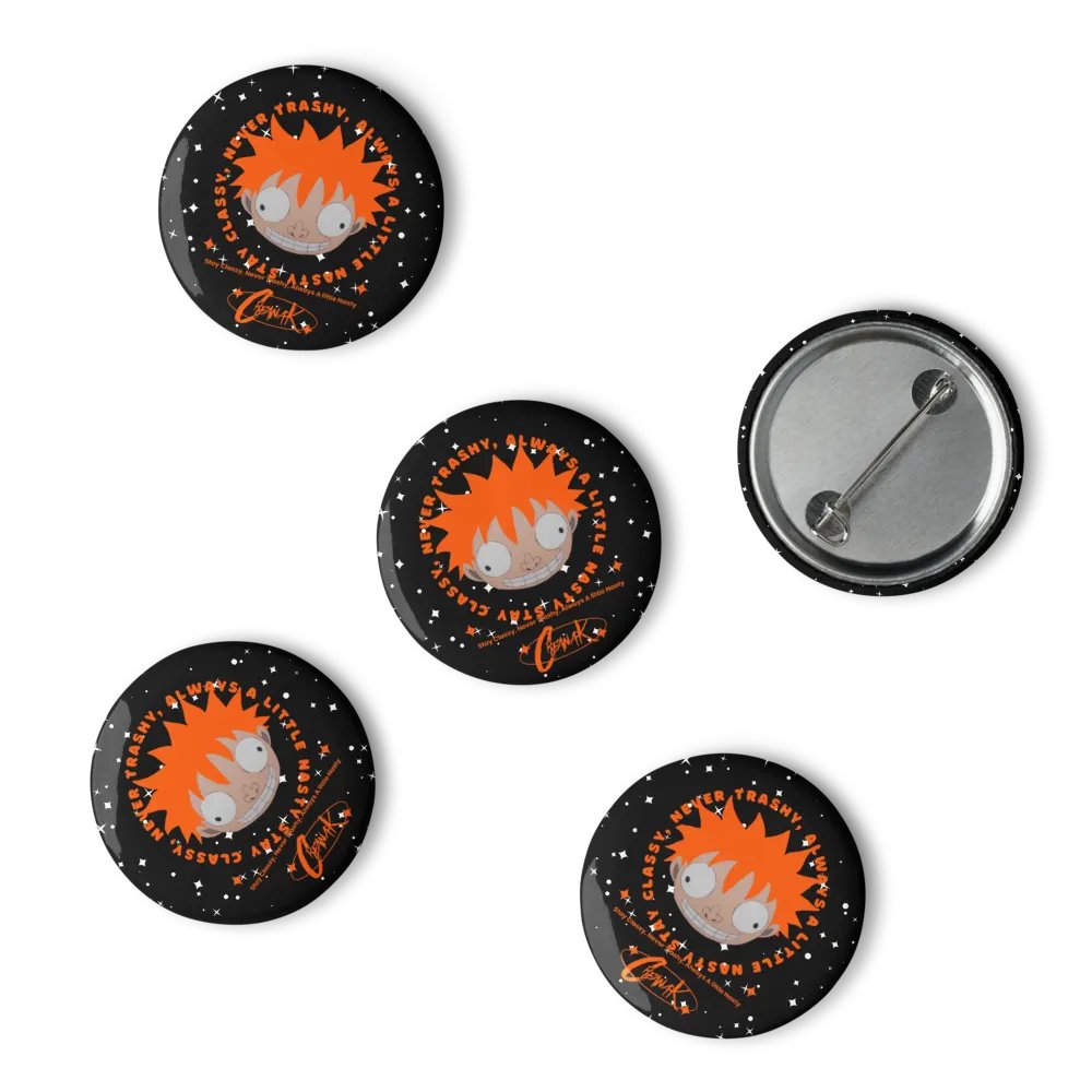 Stay Classy Never Trashy Pins product image (15)