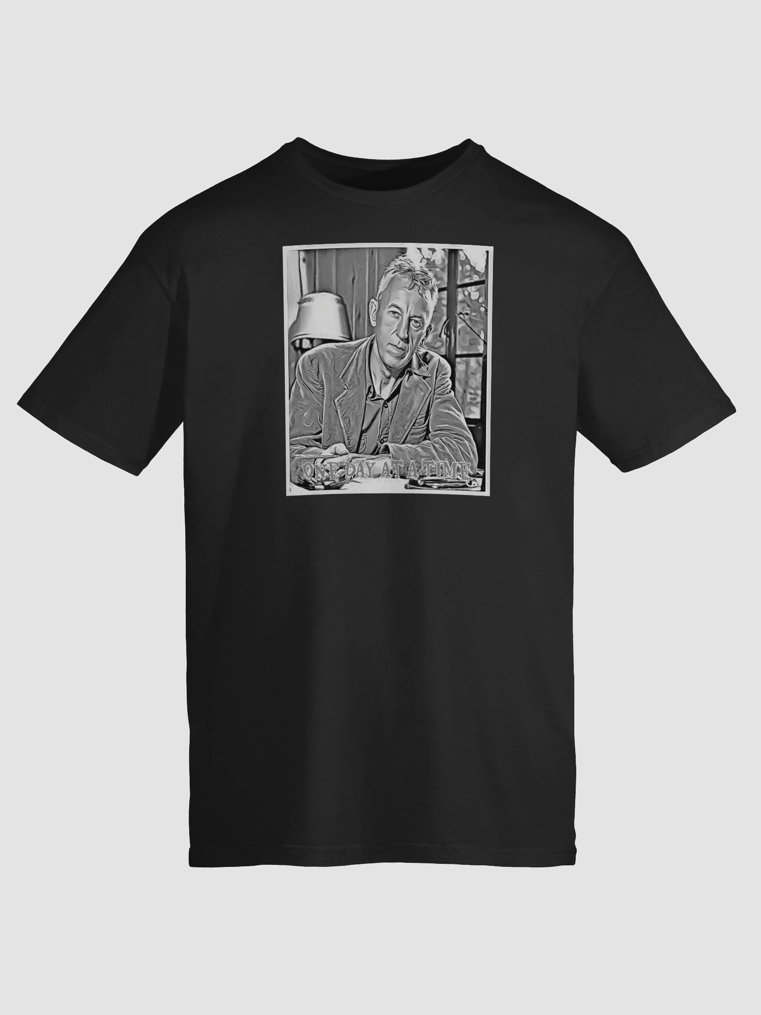 Slogan #1 One Day At A Time | Recovery T-Shirt Inspiring Sobriety product image (1)