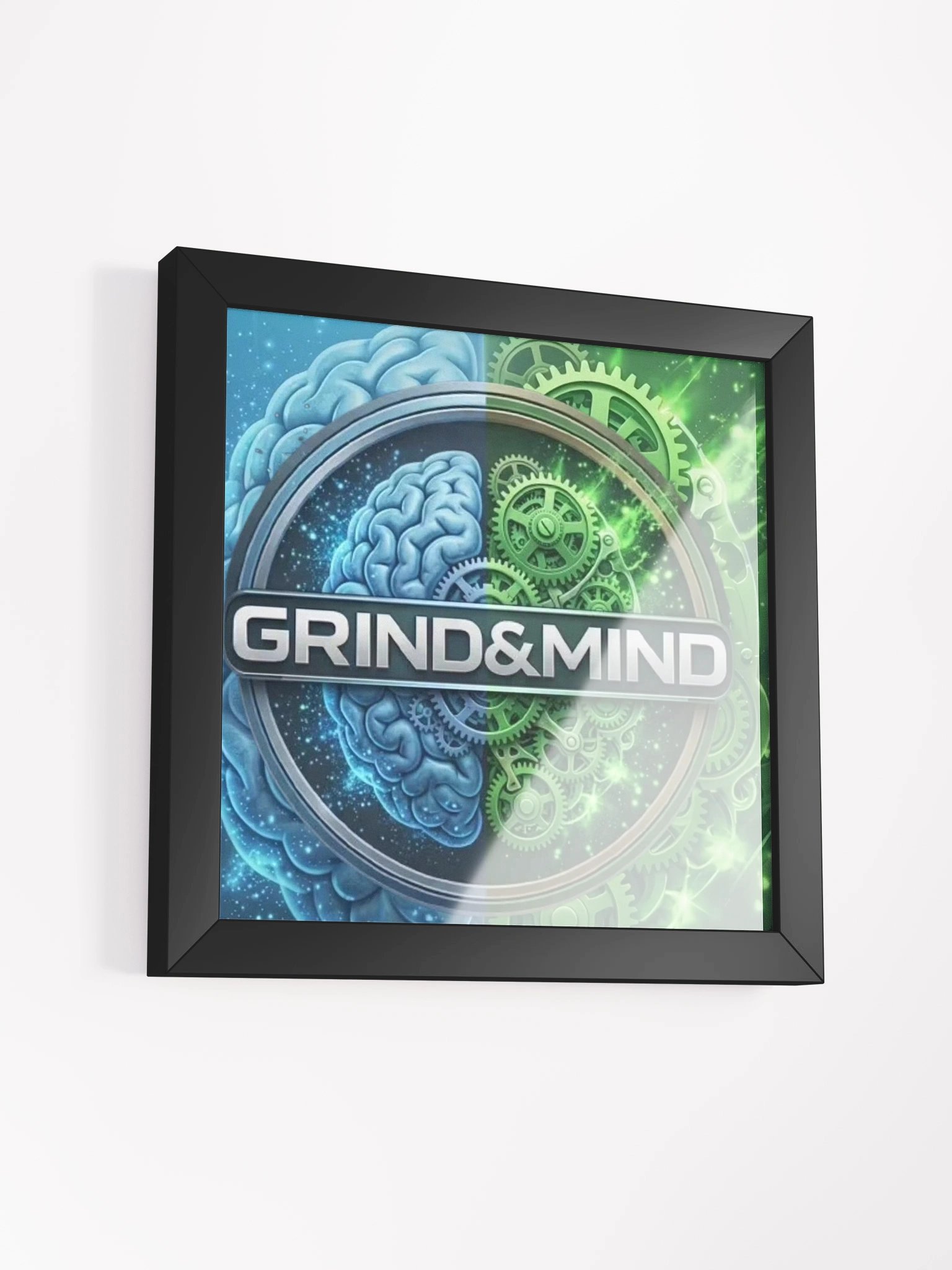 Grind & Mind Logo Poster w/ Frame product image (3)