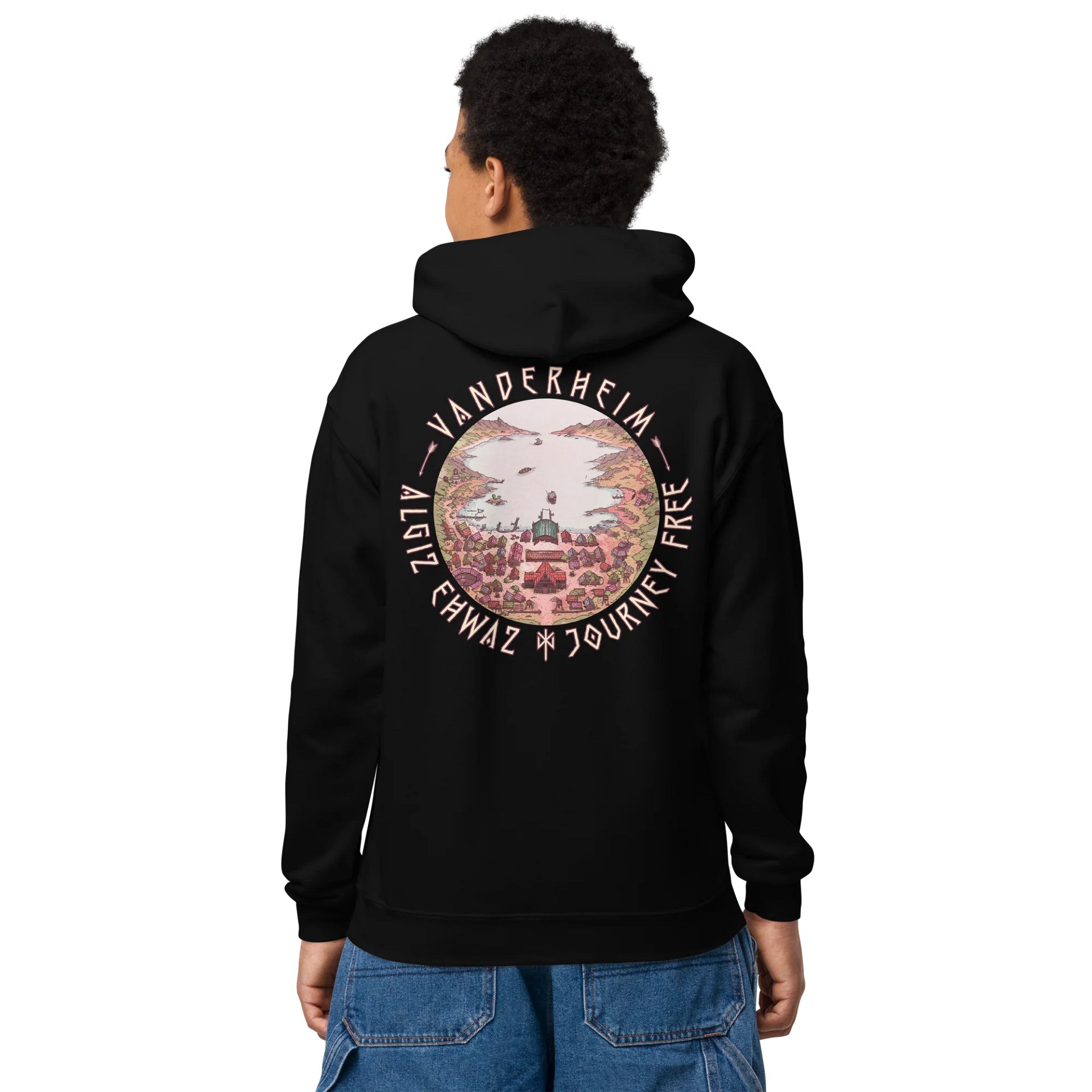 YOUTH VINTAGE DOUBLE PRINT HOODIE product image (4)