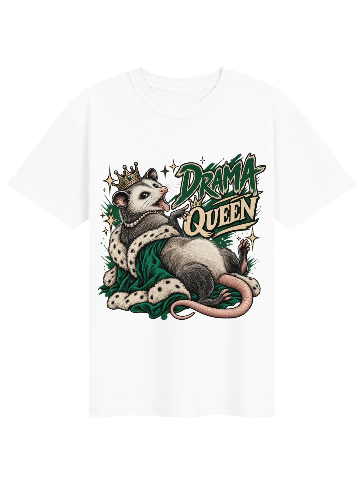 Opossum Drama Queen - Sarcastic Funny Animal Lover T-Shirt | Witty Possum Humor Tee product image (2)