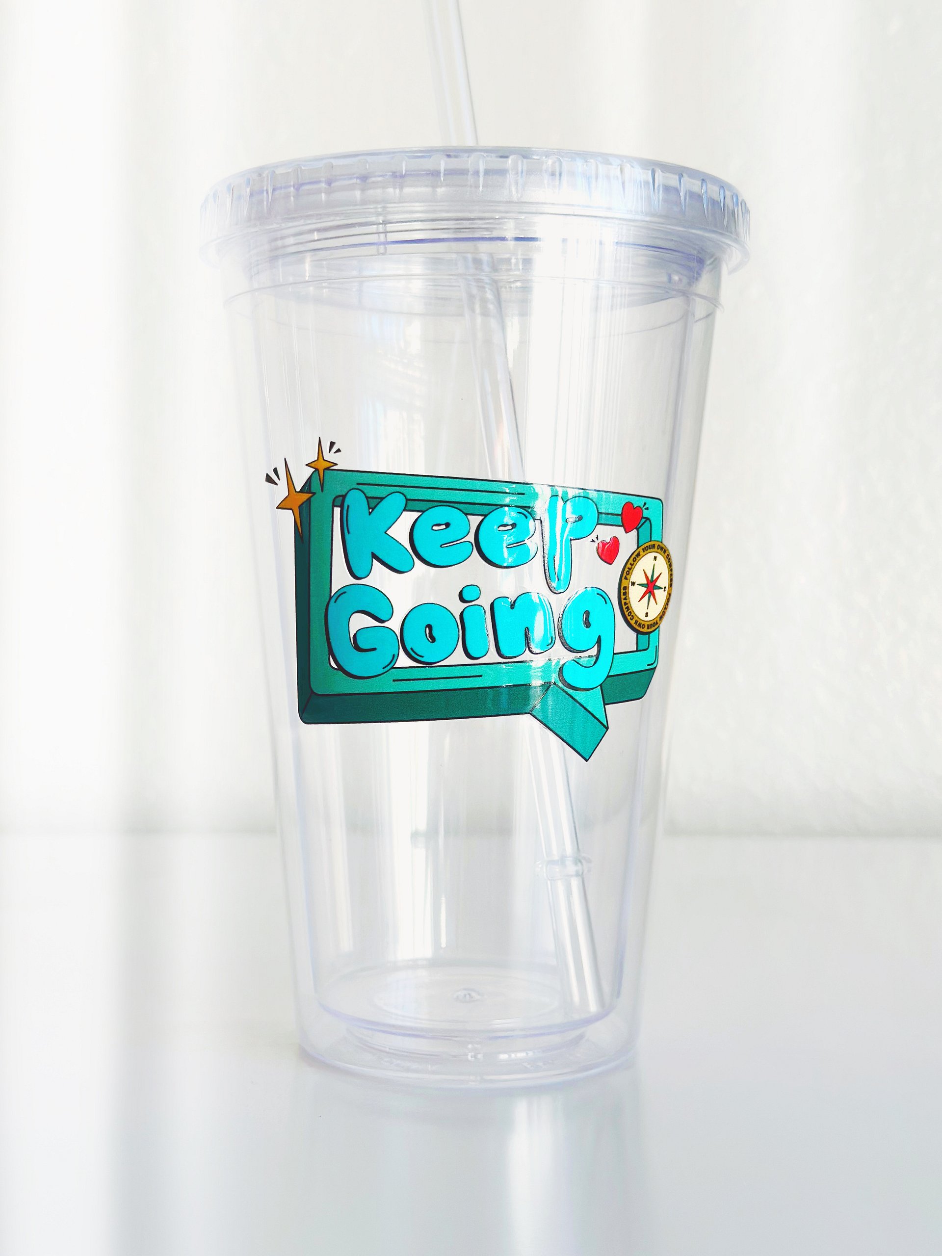 keep going ♡ clear cup product image (3)