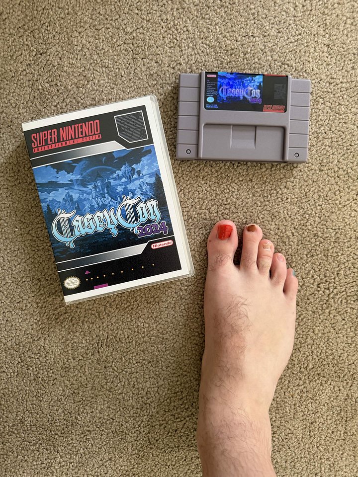 CaseyCon 2024 Commemorative SNES Cartridge & Case product image (1)