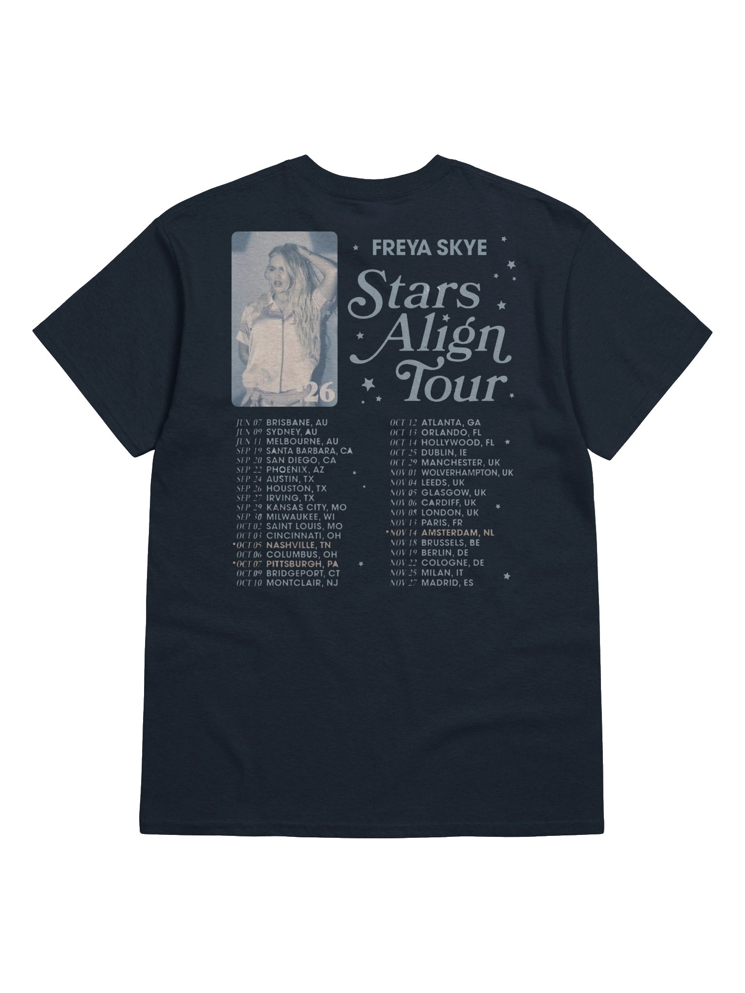 Freya Skye Stars Align Tour Tshirt product image (4)