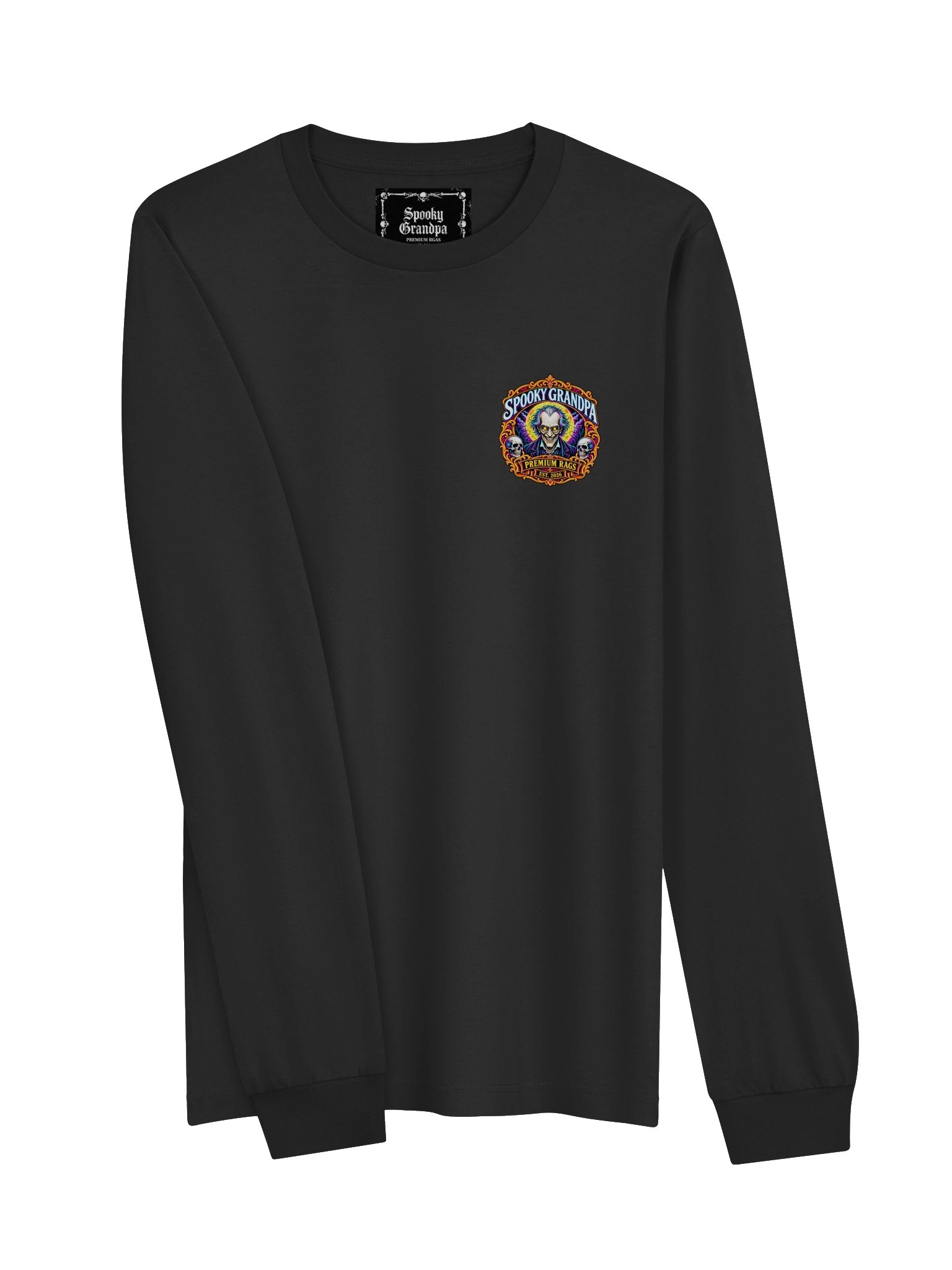 Sasquatch: Neon Nightmares – Back Print Long Sleeve Shirt product image (7)