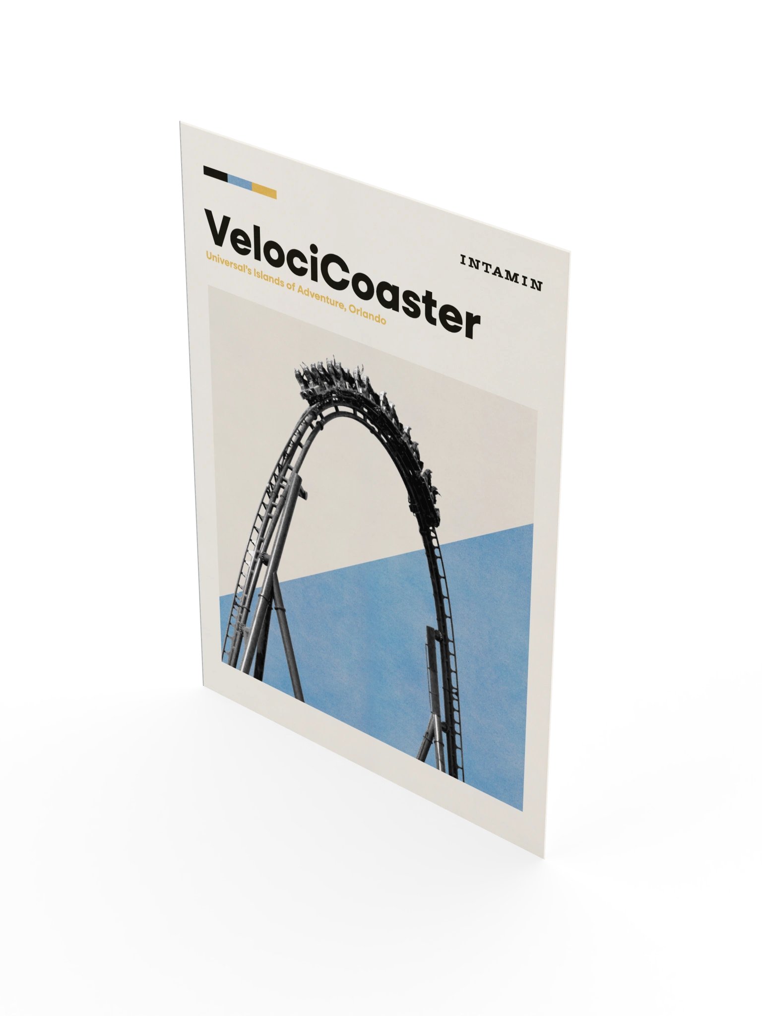 VelociCoaster Mid-Century Modern Poster product image (4)